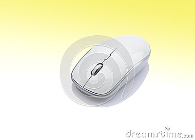 White Computer Mouse input device Stock Photo