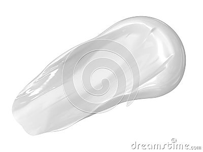 White cosmetic cream Stock Photo