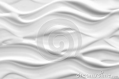 White cosmetic cream texture. Lotion, moisturizer, skin care background Stock Photo
