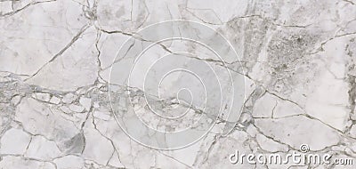 White cracked and scratched marble texture Stock Photo