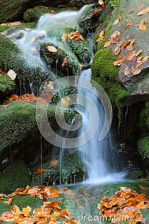 White creek - waterfall Stock Photo