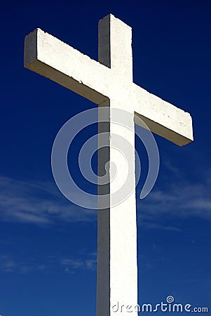 White cross Stock Photo