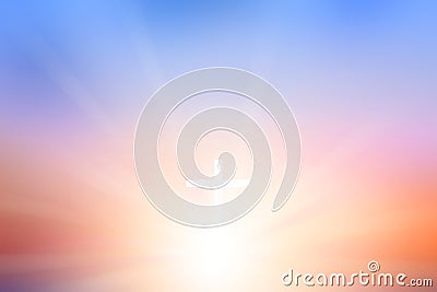 White cross in blurred background Stock Photo