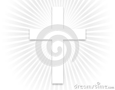 White Cross - Larger Stock Photo