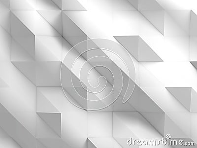 White crumpled abstract background Stock Photo