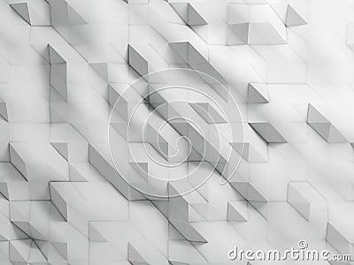 White crumpled abstract background Stock Photo