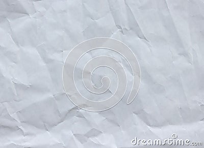 White crumpled paper background texture Stock Photo