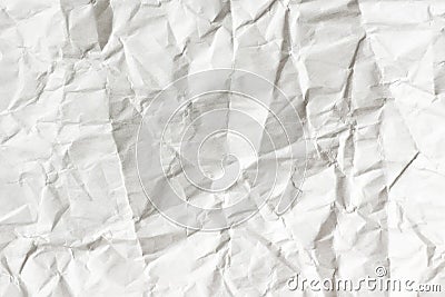 White crumpled paper texture Stock Photo