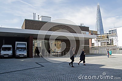 White Cube Gallery, Bermondsey, London Editorial Stock Photo