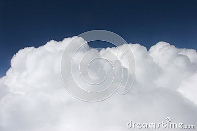 White Cumulus Stock Photo