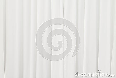 White curtain background. Abstract of drape backdrop Stock Photo
