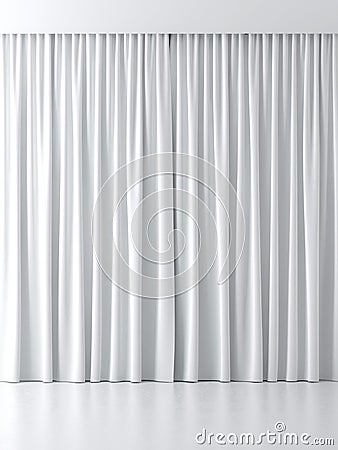 White curtains Stock Photo