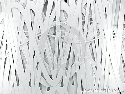 white 3d abstract background Stock Photo
