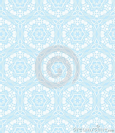 White decorative pattern Vector Illustration