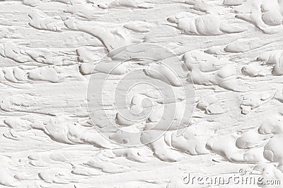 White decorative plaster texture. Light modern abstract background. Stock Photo