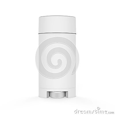 White Deodorant Container Stock Photo