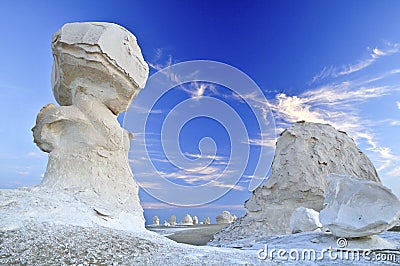 White desert Stock Photo