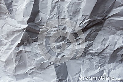 White disastrously paper texture abstract background. Stock Photo