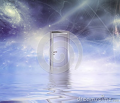 White door Stock Photo