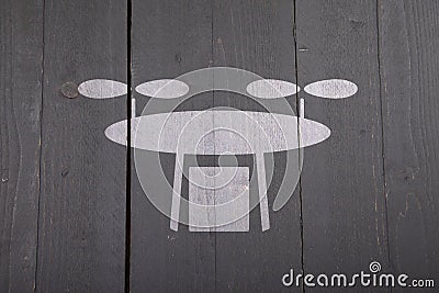 White drone Stock Photo