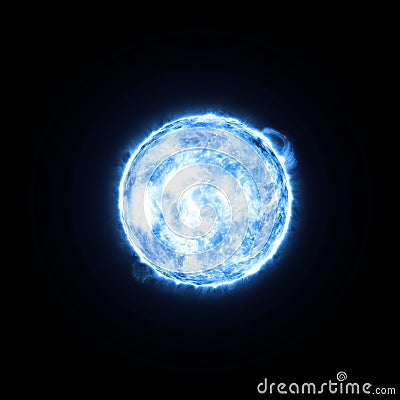 White Dwarf Space Star. Stock Photo