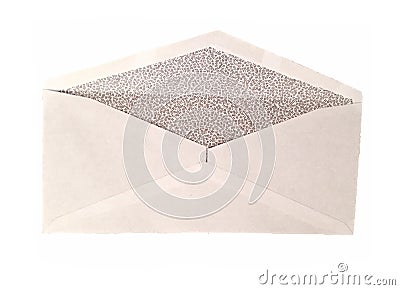 White Envelopes Stacked Business Plain Security Mail Isolated Stock Photo