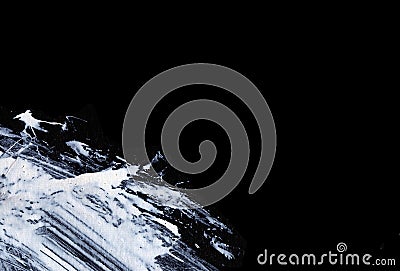 White expressive brush strokes for creative, innovative, interesting backgrounds in zen style Stock Photo