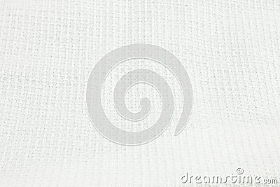 White Fabric Background Stock Photo