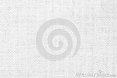 White fabric cloth texture cover bed. Cotton gauze and linen clean pattern background. Natural jute hessian sackcloth canvas woven Stock Photo