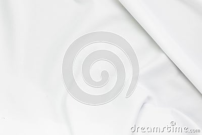 White fabric texture that is white cloth surface background with beautiful soft blur pattern Stock Photo