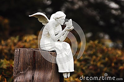 White fairy figurine Stock Photo