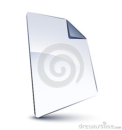 White file Vector Illustration