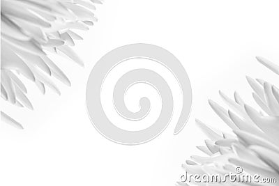 White flower background Stock Photo