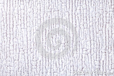 White fluffy background of soft, fleecy cloth. Texture of textile closeup Stock Photo