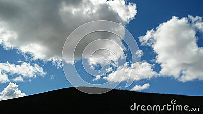 Serenity Skies Stock Photo
