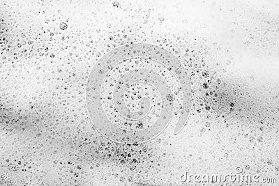 White foam background, soap froth bubbles texture, lather surface, detergent, laundry spume, hygiene soap sud, cosmetic cleanser Stock Photo