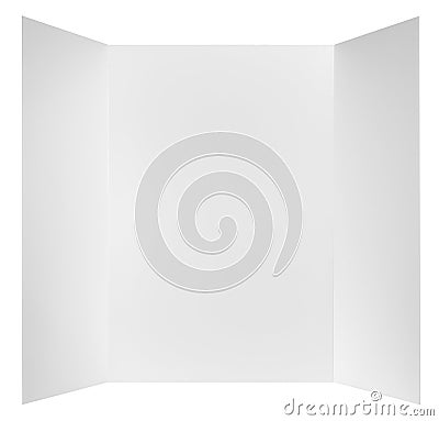 White Foam Board Stock Photo