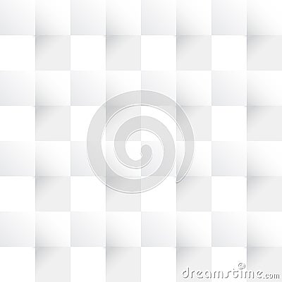 White Folded Paper Texture Seamless Pattern Vector Illustration