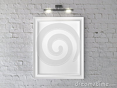 White frame Stock Photo