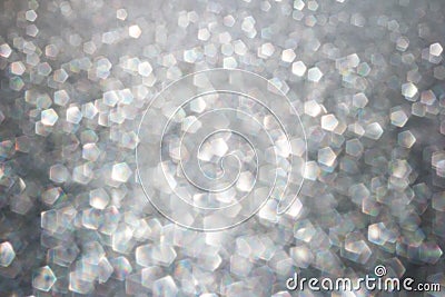 White glittery bright shimmering background use as a design backdrop. Stock Photo