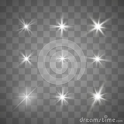 Bright Star Vector Illustration