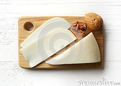 White goat cheese Stock Photo