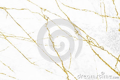 White gold marble texture pattern background with high resolution design for cover book or brochure, poster, wallpaper background Stock Photo
