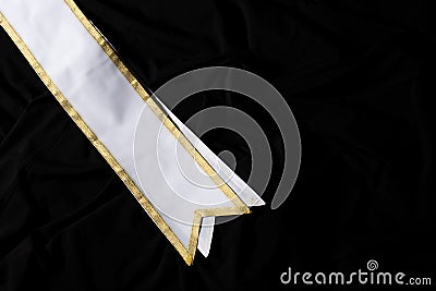 Winner Sash for Miss Pageant Beauty Contest Stock Photo