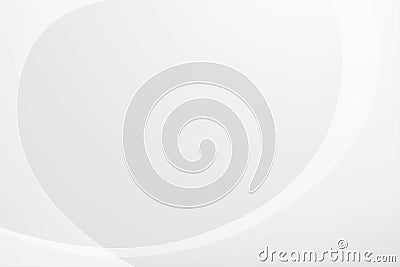 White gradient abstract curve pattern on gray background Stock Photo