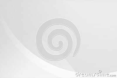 White gradient abstract curve pattern on gray background Stock Photo
