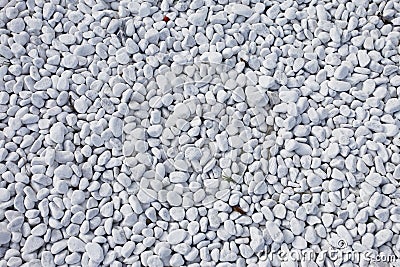 White gravel Stock Photo