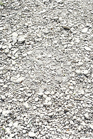 White gravel details Stock Photo