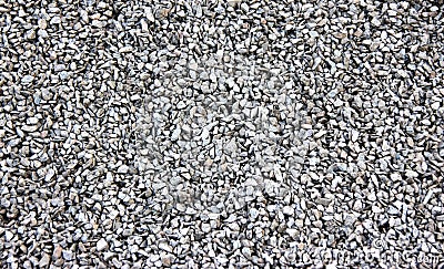 White gravel stones Stock Photo