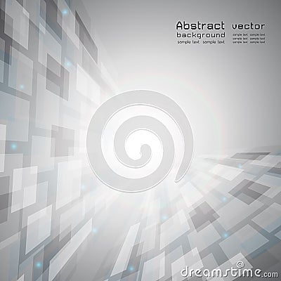 White and gray abstract background,Space for text Vector Illustration